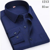 Men's Dark Blue Striped Dress Shirt - Multiple Sizes-Shirt-Gentleman.Clothing