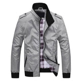 Men's Fashionable Windbreaker - 4 Colors-Jacket-Gentleman.Clothing