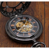 Men's Mechanical Hand Wind Steampunk Collection Pocket Watches - 2 Colors-Watches-Gentleman.Clothing