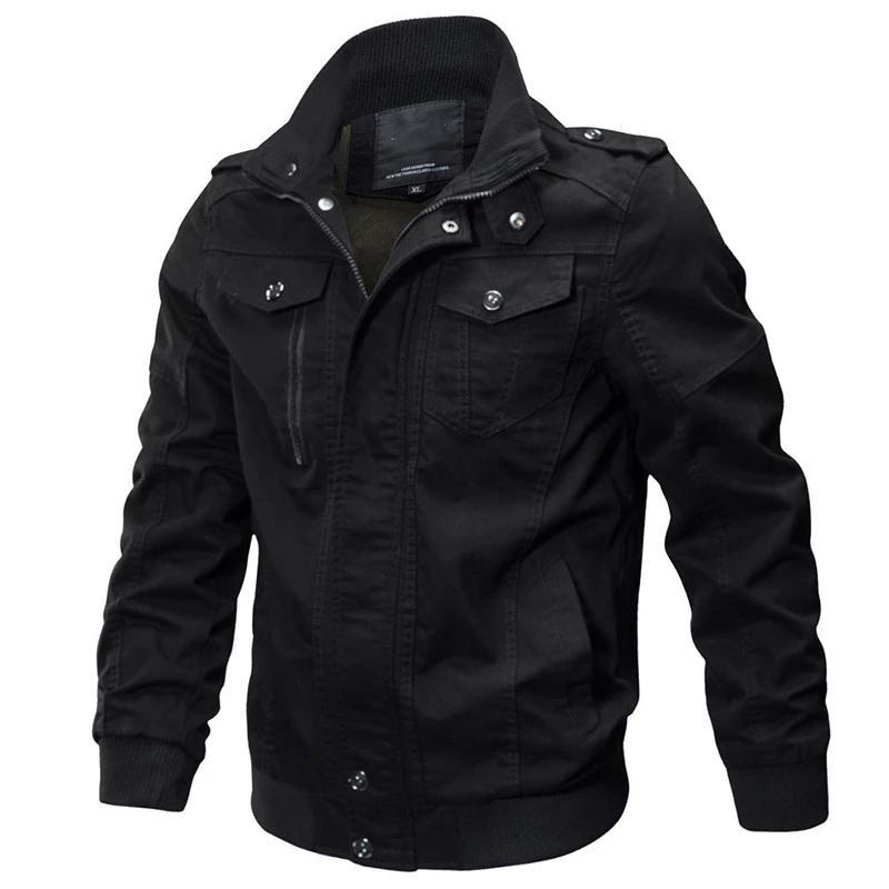 Men's Military Cargo Jacket 3 Colors