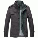 Men's Wool Trench Coat - 4 Colors-coat-Gentleman.Clothing