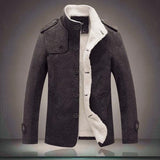 Men's Woolen Trench Coat - 3 Colors-coat-Gentleman.Clothing