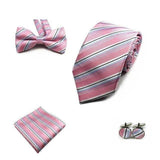 Plaid Silk Collection Sets - 19 Colors & Styles-Sets-Gentleman.Clothing