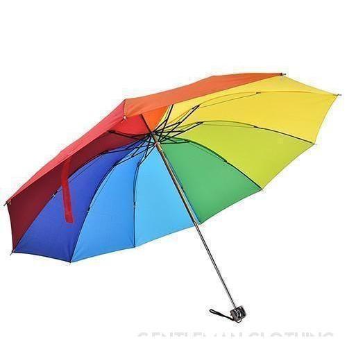 Rainbow Umbrella-Umbrellas-Gentleman.Clothing