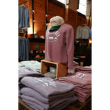 90's Appalachia Crewneck (Cranberry)-Sweater-Gentleman.Clothing