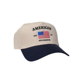 American Hat ( Navy & Natural )-Hats-Gentleman.Clothing
