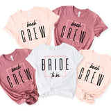 Bach Crew Bride To be Party Bachelorette T-shirt-T-Shirt-Gentleman.Clothing