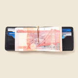 Bifold Money Clip Wallet - Black-Money Clip Wallet-Gentleman.Clothing