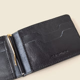 Bifold Money Clip Wallet - Black-Money Clip Wallet-Gentleman.Clothing