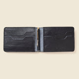 Bifold Money Clip Wallet - Black-Money Clip Wallet-Gentleman.Clothing
