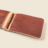 Bifold Money Clip Wallet - Chocolate-Money Clip Wallet-Gentleman.Clothing