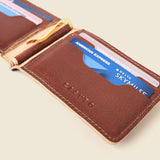 Bifold Money Clip Wallet - Chocolate-Money Clip Wallet-Gentleman.Clothing