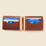 Bifold Money Clip Wallet - Chocolate-Money Clip Wallet-Gentleman.Clothing