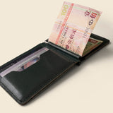Bifold Money Clip Wallet - Forest Green-Money Clip Wallet-Gentleman.Clothing