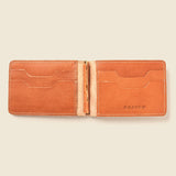 Bifold Money Clip Wallet - Natural-Money Clip Wallet-Gentleman.Clothing