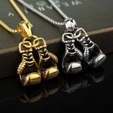 Boxing Gloves Necklace-Necklaces-Gentleman.Clothing