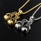 Boxing Gloves Necklace-Necklaces-Gentleman.Clothing