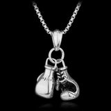 Boxing Gloves Necklace-Necklaces-Gentleman.Clothing