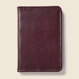 Compact Bifold Wallet with RFID Protection - Burgundy-Small Bifold-Gentleman.Clothing
