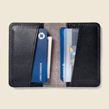Compact Bifold with RFID Protection - Black Limited Edition-Small Bifold-Gentleman.Clothing