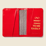 Compact Bifold with RFID Protection - Fire Red-Small Bifold-Gentleman.Clothing