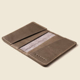 Compact Bifold with RFID Protection - Grey-Small Bifold-Gentleman.Clothing