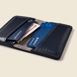 Compact Bifold with RFID Protection - Navy Limited Edition-Small Bifold-Gentleman.Clothing