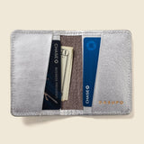 Compact Bifold with RFID Protection - Silver-Small Bifold-Gentleman.Clothing