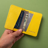 Compact Bifold with RFID Protection - Sunny Yellow-Small Bifold-Gentleman.Clothing