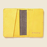 Compact Bifold with RFID Protection - Sunny Yellow-Small Bifold-Gentleman.Clothing