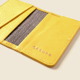 Compact Bifold with RFID Protection - Sunny Yellow-Small Bifold-Gentleman.Clothing