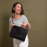 Crossbody Bag - Black-Handbags-Gentleman.Clothing