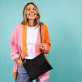 Crossbody Bag - Black-Handbags-Gentleman.Clothing