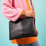 Crossbody Bag - Black-Handbags-Gentleman.Clothing