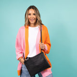 Crossbody Bag - Black-Handbags-Gentleman.Clothing