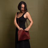 Crossbody Bag - Burgundy Glow-Handbags-Gentleman.Clothing