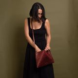 Crossbody Bag - Burgundy Glow-Handbags-Gentleman.Clothing