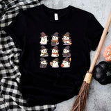 Cute Witch Ghosts Halloween Shirt – Kawaii Spooky Tee-T-Shirt-Gentleman.Clothing