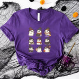Cute Witch Ghosts Halloween Shirt – Kawaii Spooky Tee-T-Shirt-Gentleman.Clothing