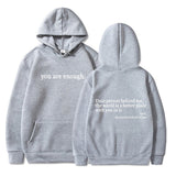 ''Dear Person Behind Me'' Plush Hoodie-hoodie-Gentleman.Clothing