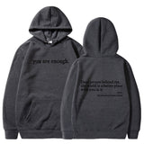 ''Dear Person Behind Me'' Plush Hoodie-hoodie-Gentleman.Clothing