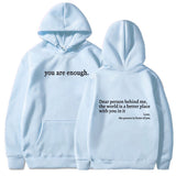 ''Dear Person Behind Me'' Plush Hoodie-hoodie-Gentleman.Clothing