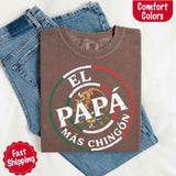 El Papá Más Chingón Comfort Colors T-Shirt – Funny Mexican Dad Tee-T-Shirts-Gentleman.Clothing