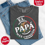 El Papá Más Chingón Comfort Colors T-Shirt – Funny Mexican Dad Tee-T-Shirts-Gentleman.Clothing