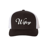 Embroidered Wifey Trucker Hat – Classic Mesh Cap for Wedding or Anniversary-Hats-Gentleman.Clothing
