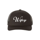 Embroidered Wifey Trucker Hat – Classic Mesh Cap for Wedding or Anniversary-Hats-Gentleman.Clothing