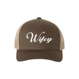 Embroidered Wifey Trucker Hat – Classic Mesh Cap for Wedding or Anniversary-Hats-Gentleman.Clothing