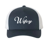 Embroidered Wifey Trucker Hat – Classic Mesh Cap for Wedding or Anniversary-Hats-Gentleman.Clothing