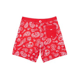 Ethika - Americana Paisley - Red | Mens Boardshort-Shorts-Gentleman.Clothing