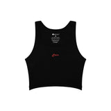 Ethika - Americana - Red | Womens Ribbed Crop Tank-Tanks & Tees-Gentleman.Clothing